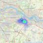 Wisdom Estates Ltd - Dartford listings heatmap