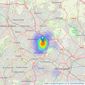 WK Property - Birmingham listings heatmap