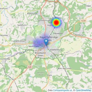 Wood & Pilcher - Land & New Homes listings heatmap