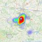 Wood & Pilcher - Tunbridge Wells listings heatmap