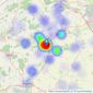 Woodford & Co - Oundle listings heatmap