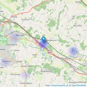 Woods Independent Real Estate Limited - Hollingbourne listings heatmap