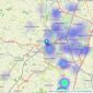 WR Estate Agents - Worcestershire listings heatmap