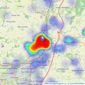 Wright & Co - Sawbridgeworth listings heatmap