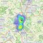 Wrights of Hatfield - Hatfield listings heatmap