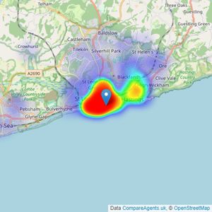 Wyatt Hughes - St. Leonards-On-Sea listings heatmap