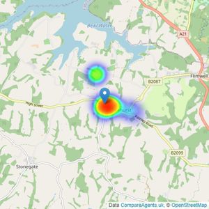 Wyatt Hughes - Ticehurst listings heatmap