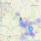 Xchange Properties - Nuneaton listings heatmap