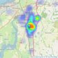 Yes Move - Lancaster listings heatmap