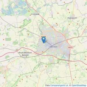 Yeti Homes Estates - Swindon listings heatmap