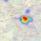 yieldit Ltd - Manchester listings heatmap