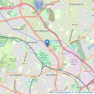 Your Estates - Birmingham listings heatmap