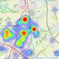 Your Move - Bedworth listings heatmap