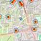 Your Move - Blackheath listings heatmap