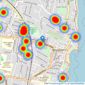 Your Move - Broadstairs listings heatmap