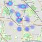 Your Move - Bromley listings heatmap