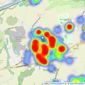 YOUR MOVE Chris Stonock - Crawcrook listings heatmap