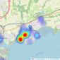 YOUR MOVE - Dalgety Bay listings heatmap