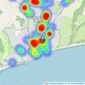 YOUR MOVE - Edwards - Sidmouth listings heatmap