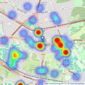 Your Move - Eltham listings heatmap