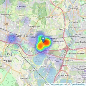 YOUR MOVE Frank Farr - Langley listings heatmap