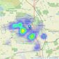 YOUR MOVE - Glenrothes listings heatmap