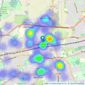 YOUR MOVE Glenwood - Chadwell Heath listings heatmap