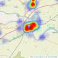 Your Move - Goole listings heatmap