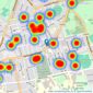 YOUR MOVE - Hobin Roberts - Abington listings heatmap