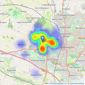 YOUR MOVE - Hobin Roberts - Duston listings heatmap