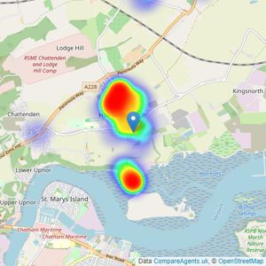 Your Move - Hoo listings heatmap