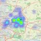 YOUR MOVE James Barrett - Cross Gates listings heatmap