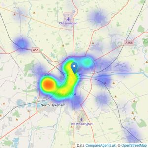 Your Move - Lincoln listings heatmap