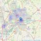 Your Move - Nottingham listings heatmap