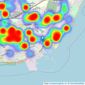 Your Move - Ramsgate listings heatmap