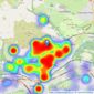 YOUR MOVE Roebuck Residential Ltd - Baildon listings heatmap