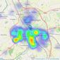 Your Move Sales - Carlisle listings heatmap