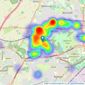 YOUR MOVE SDS - Wollaton listings heatmap