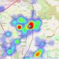 Your Move - Shaw listings heatmap