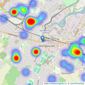 Your Move - Sittingbourne listings heatmap