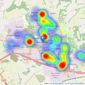 Your Move - Skelmersdale listings heatmap