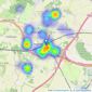 Your Move - Swanley listings heatmap