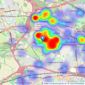 Your Move - Swinton listings heatmap