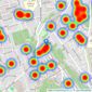 Your Move - Walderslade listings heatmap