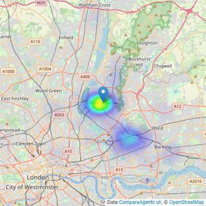 Your Move - Walthamstow listings heatmap