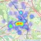 Your Move - Watford listings heatmap