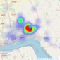 Zest - Hull listings heatmap